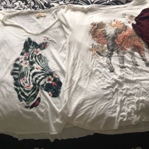 4 shirts